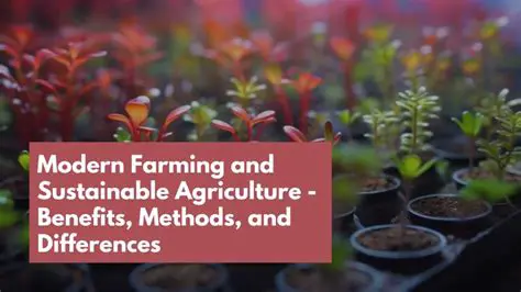 Differences in Farming Management