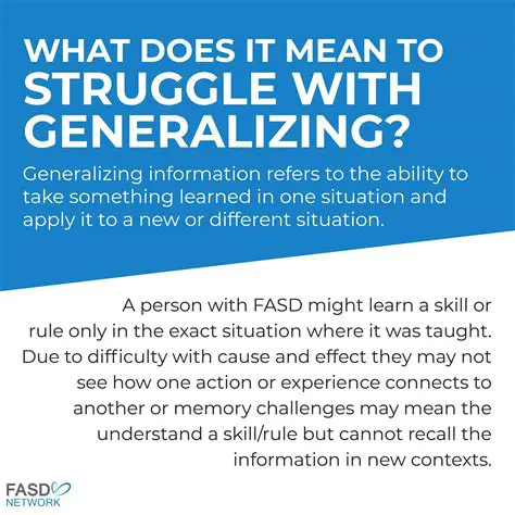 Difficulty in generalizing