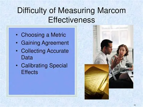Difficulty in measuring effectiveness