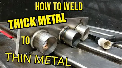 Difficulty in welding thick materials