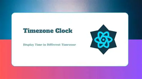 Digital Clock and Timezone Support