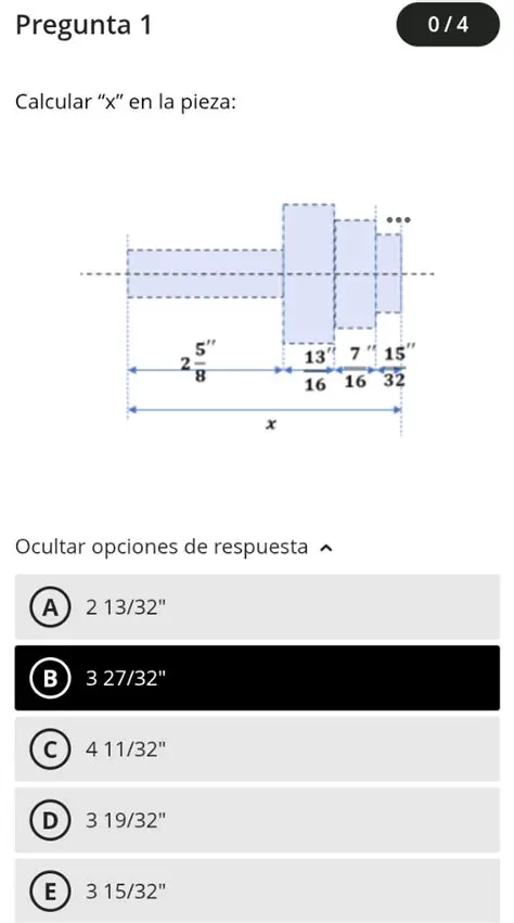Dimensiones de la pieza p65