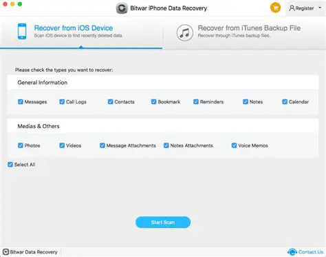 Direct Recovery from iOS Device