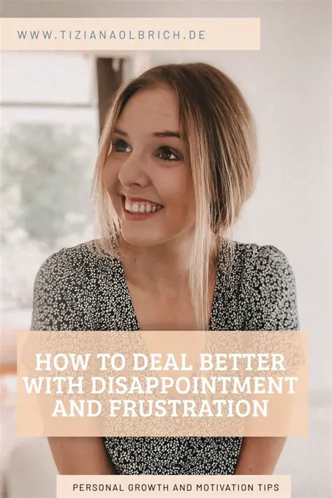 disappointment and frustration