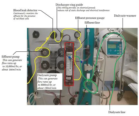 Disconnect the dialysis machine