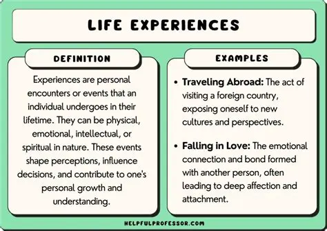 Discovering the meaning behind experiences
