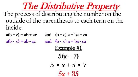 Distributing the First Term