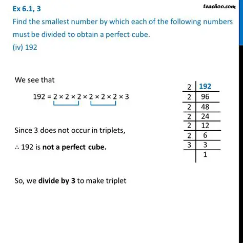 Dividing 8748 by the Smallest Number to Get a Perfect Cube Quotient