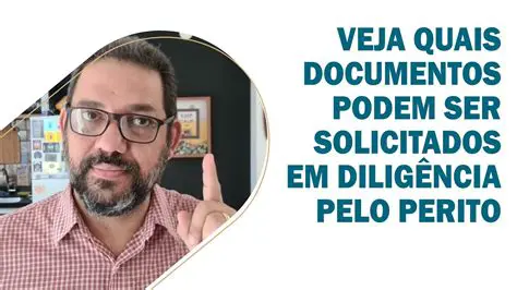 Documentos solicitados pelo Perito