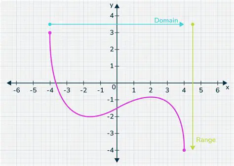 Domain and Range of the Set of Points