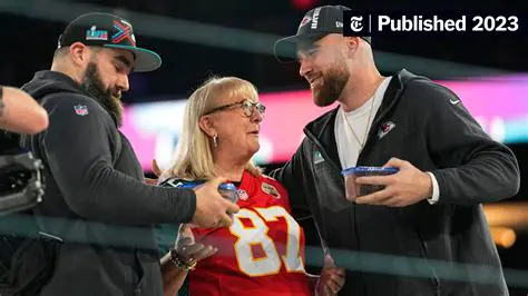 Donna Kelce's Iconic Super Bowl Jersey: A Mother's Pride for Travis and Jason