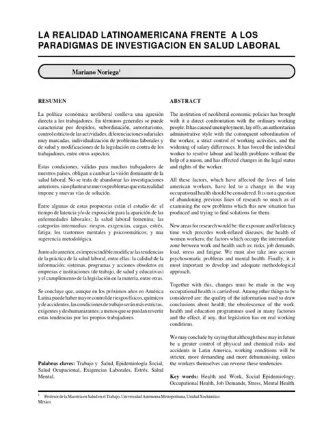 Dos Hechos Inusuales de la Realidad Latinoamericana