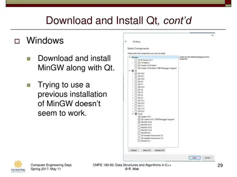 Download and install MinGW