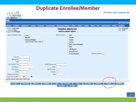 Duplicate Enrollment Identification