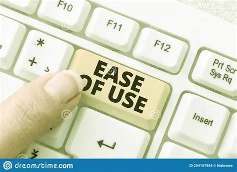 Ease of Use of Applications