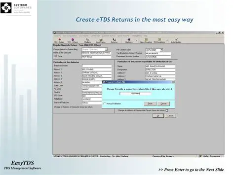Easy eTDS Returns Preparation