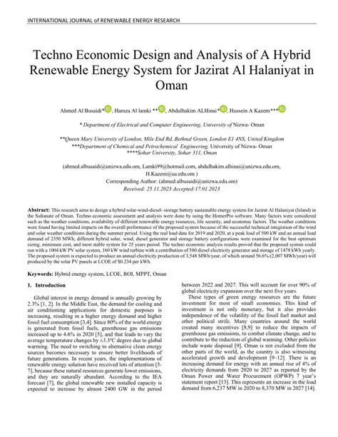 Economic Design and Analysis