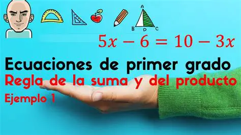 Ecuaciones para la suma y el producto