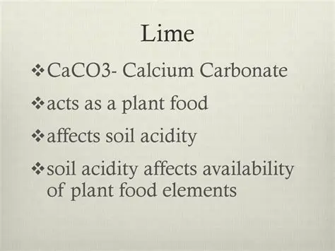 Effect of Carbonate Lime on Soil Properties