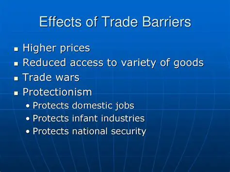 Effect of Trade Barriers on International Trade
