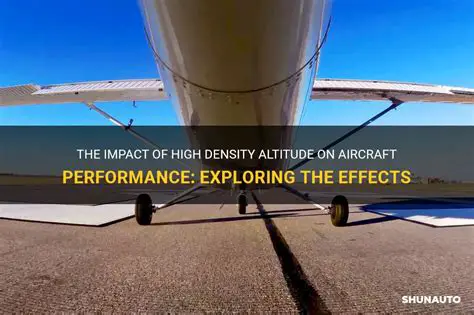 Effects of High Density Altitude on Aircraft Performance