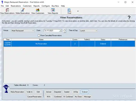 Effortless Reservation Management with iMagic Restaurant Reservation