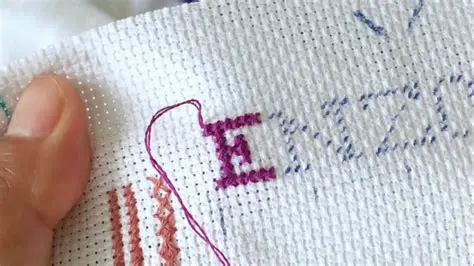 El bordado a punto de cruz