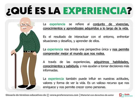 El efecto de la experiencia