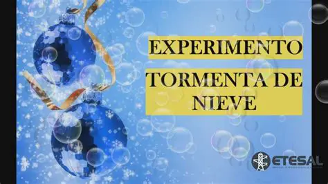 El Experimento de la Tormenta de Colores