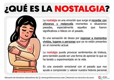 El lenguaje de la nostalgia