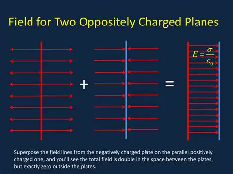 Electric Field Between Oppositely Charged Parallel Plates