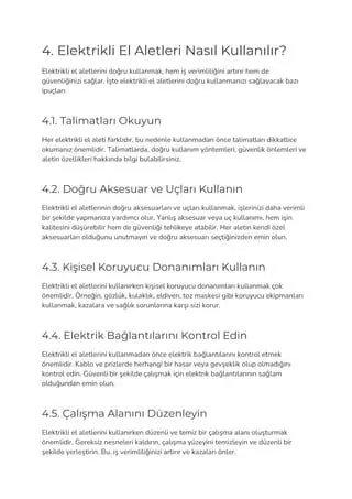 Elektrik aciliyetini temizleyin