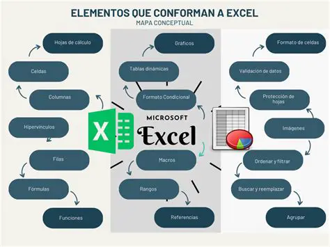 Elementos que NO se observan en la vista de inicio de MS Excel