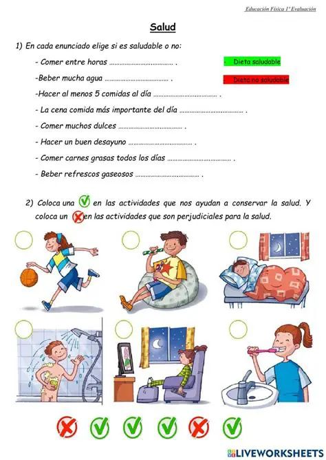 Elige actividades saludables