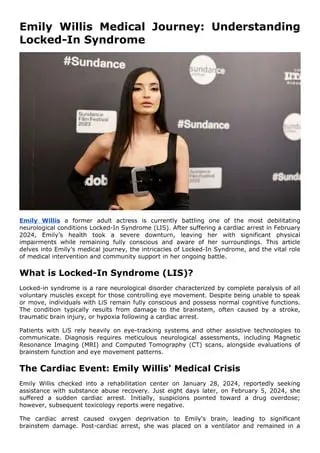 Emily Willis News: Exploring the Recent Paralysis Incident and Its Implications