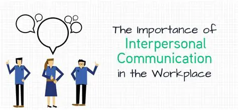 Emphasize the importance of interpersonal communication