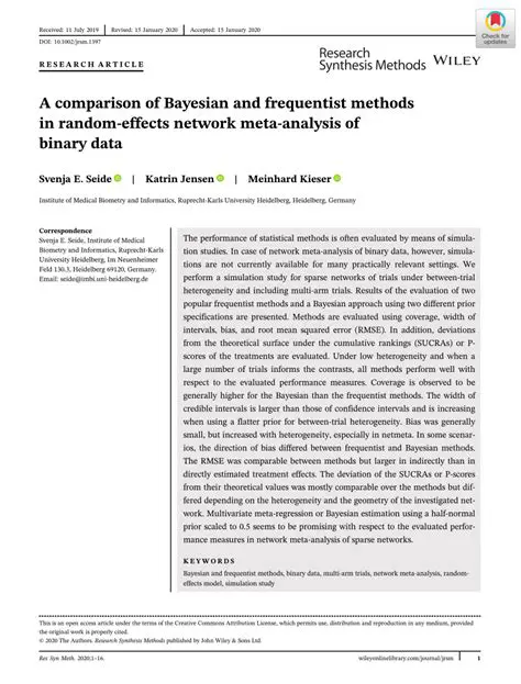 Employ frequentist methods