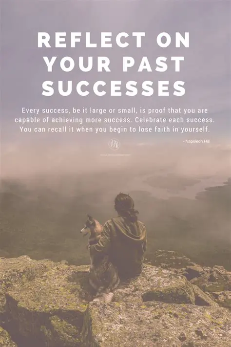 Encourage past successes and experiences