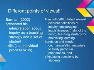 Encouraging interpretation