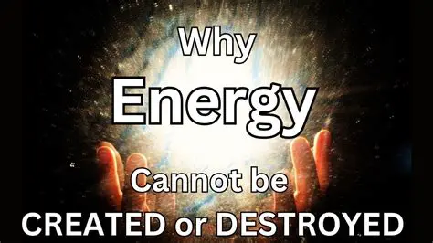 Energy can be created or destroyed