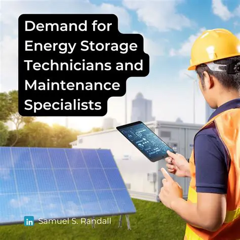 Energy storage technicians