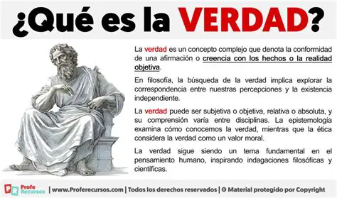 Enfoque en la verdad y la realidad