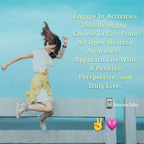 Engage in activities that bring joy