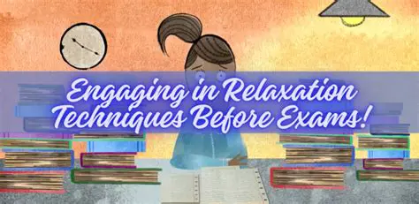 Engaging in relaxation techniques