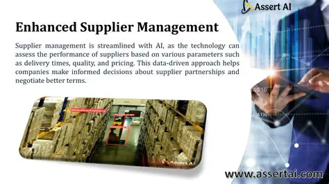 Enhanced Supplier Management