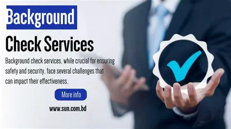 Enhancing background checks