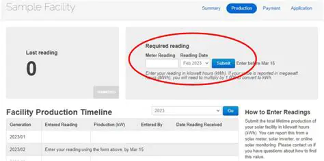 Enter your meter readings regularly