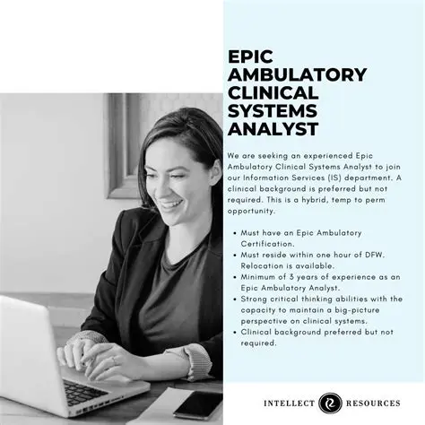 Epic Ambulatory Workflow Analyst
