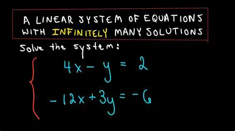 Equation 4 has an infinite number of solutions