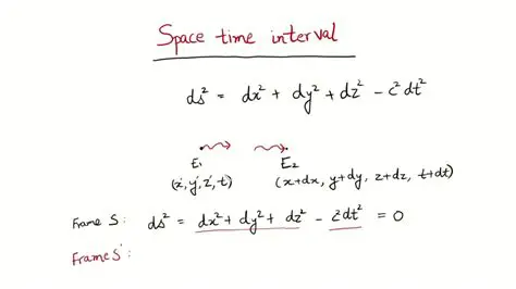 Equations for Spacetime Intervals